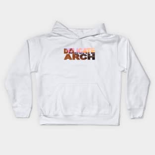 DELICATE ARCH - Utah USA Sunset Glow Kids Hoodie